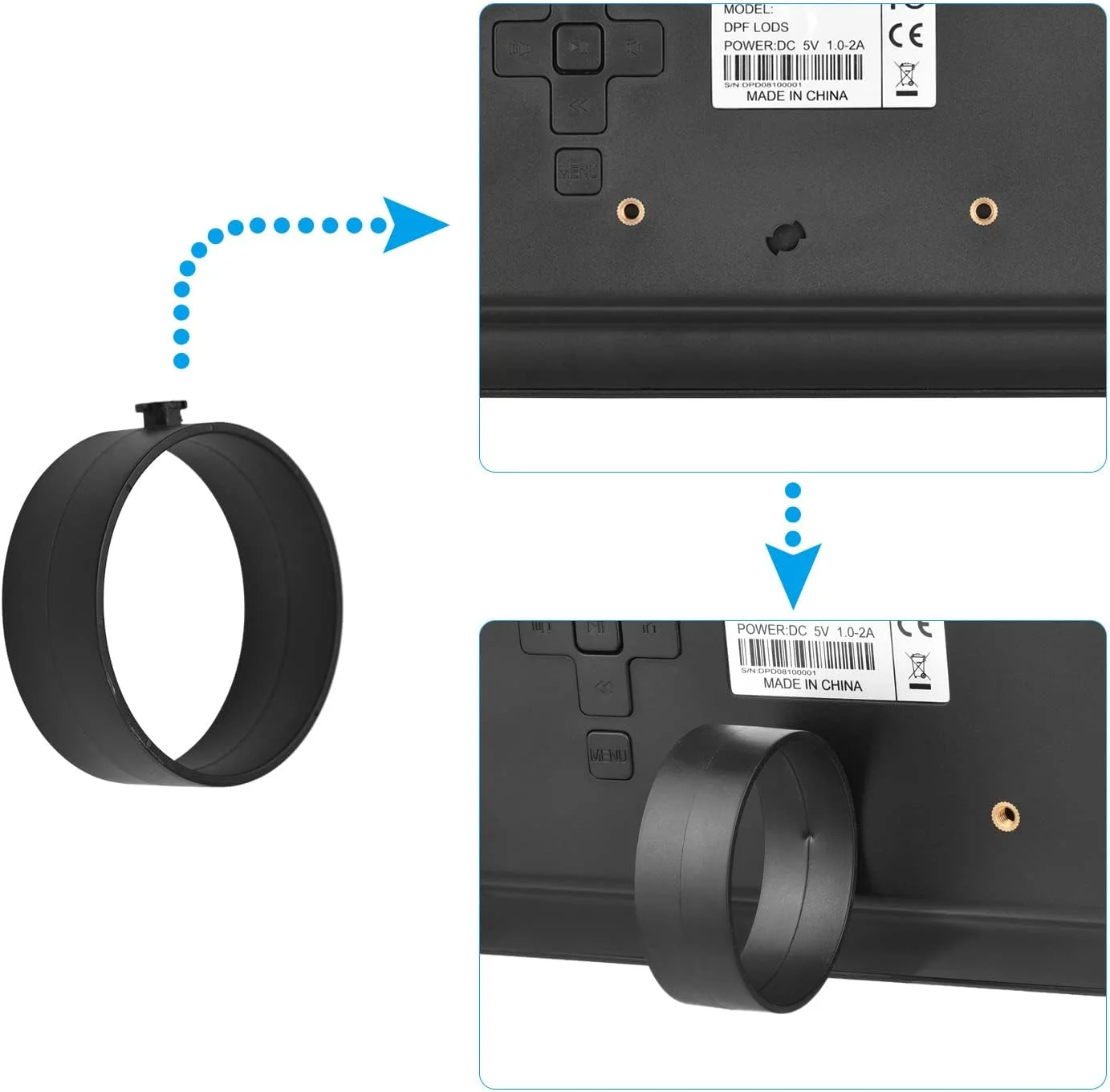 قاب عکس دیجیتال ال سی دی 10 اینچی با رزولوشن بالا 1024 در 600، عملکرد پخش MP3 MP4، ساعت و تقویم به همراه کنترل از راه دور 2.4G قاب عکس دیجیتال ال سی دی 10 اینچی با رزولوشن بالا 1024 در 600، عملکرد پخش MP3 MP4، ساعت و تقویم به همراه کنترل از راه دور 2.4G