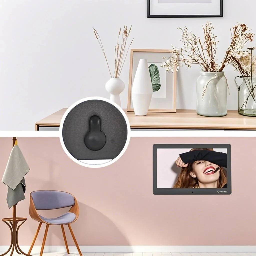 قاب عکس دیجیتال ال سی دی 10 اینچی با رزولوشن بالا 1024x600 به همراه عملکرد ساعت، تقویم و کنترل از راه دور 2.4G قاب عکس دیجیتال ال سی دی 10 اینچی با رزولوشن بالا 1024x600 به همراه عملکرد ساعت، تقویم و کنترل از راه دور 2.4G