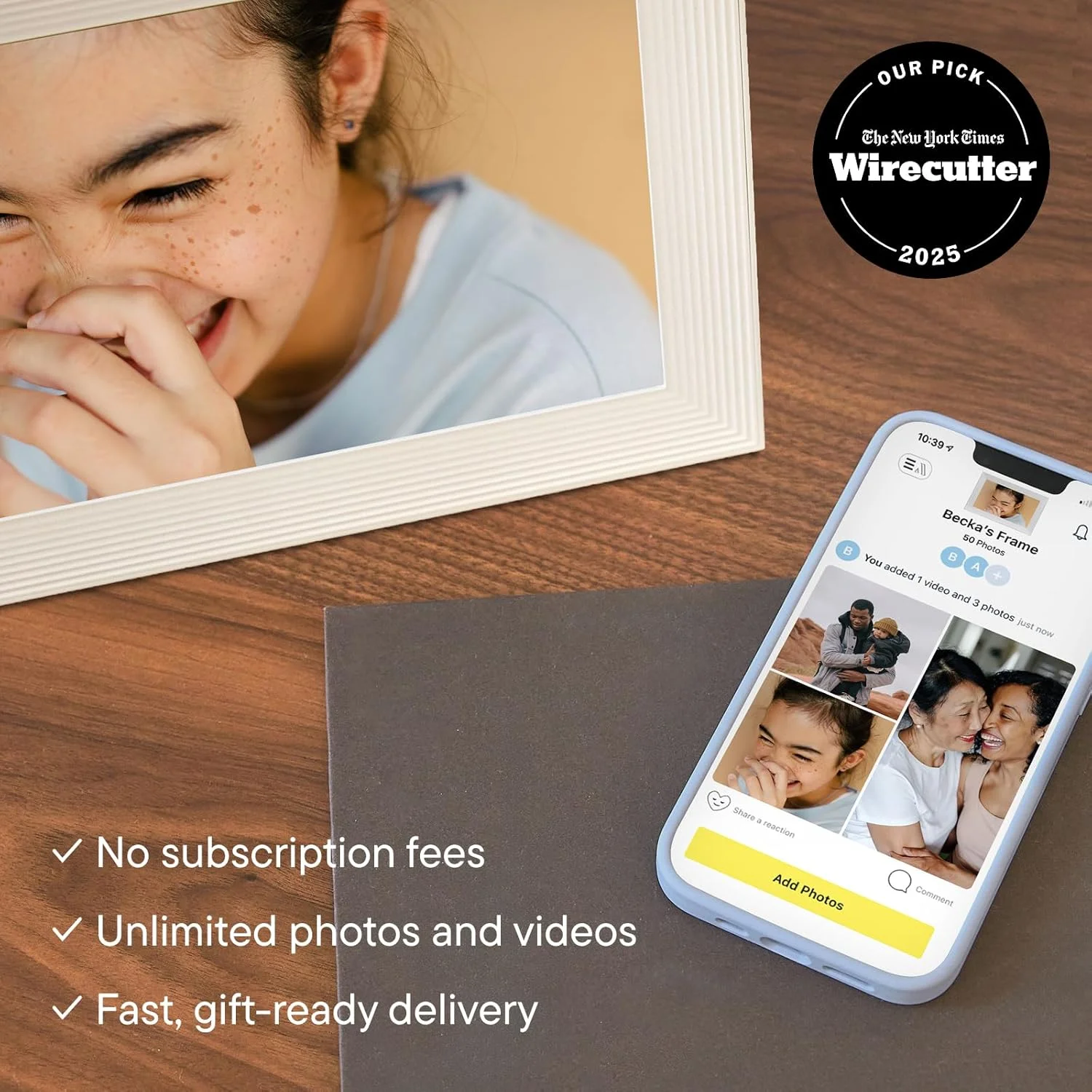 قاب عکس دیجیتال هوشمند HD Aura Carver، 10.1 اینچ، قاب عکس دیجیتال ابری وای فای، فضای ذخیره سازی نامحدود رایگان، ارسال عکس از هر کجا - Sea Salt قاب عکس دیجیتال هوشمند HD Aura Carver، 10.1 اینچ، قاب عکس دیجیتال ابری وای فای، فضای ذخیره سازی نامحدود رایگان، ارسال عکس از هر کجا - Sea Salt