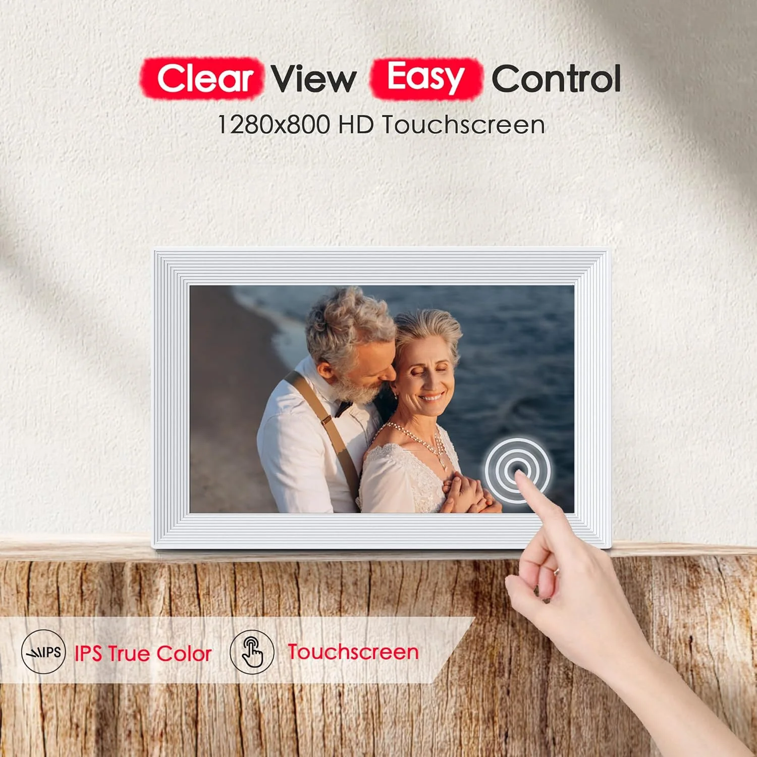 قاب عکس دیجیتال، قاب دیجیتال وای فای 10.1 اینچی، صفحه لمسی IPS HD 1280 * 800، حافظه 32 گیگابایتی، اشتراک فوری عکس و فیلم، قاب عکس هوشمند الکترونیکی، هدیه برای مادر، هدیه برای خانه نو قاب عکس دیجیتال، قاب دیجیتال وای فای 10.1 اینچی، صفحه لمسی IPS HD 1280 * 800، حافظه 32 گیگابایتی، اشتراک فوری عکس و فیلم، قاب عکس هوشمند الکترونیکی، هدیه برای مادر، هدیه برای خانه نو