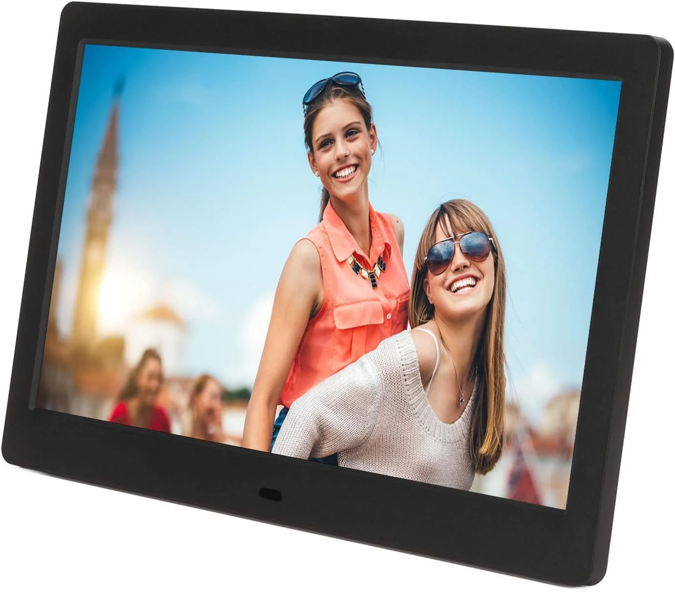 قاب عکس دیجیتال 10 اینچی، قاب عکس هوشمند دیجیتال با صفحه نمایش LCD رنگی واقعی TFT با کیفیت HD 1024 X 600، پخش ویدئو، هدیه ای عالی برای خانه