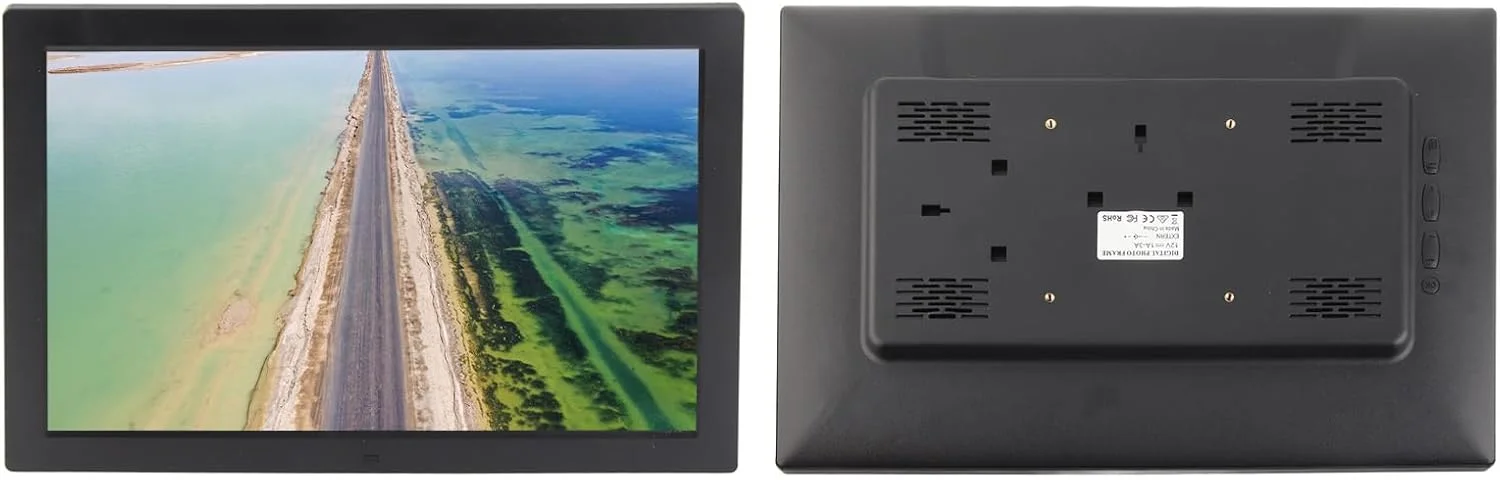 قاب عکس دیجیتال وای فای، قاب نورگیر 17 اینچی، قاب عکس الکترونیکی صفحه نمایش LED، ارسال عکس از تلفن به قاب، با تصویر ویدئویی، نصب آسان، بدون هزینه (دوشاخه UK) قاب عکس دیجیتال وای فای، قاب نورگیر 17 اینچی، قاب عکس الکترونیکی صفحه نمایش LED، ارسال عکس از تلفن به قاب، با تصویر ویدئویی، نصب آسان، بدون هزینه (دوشاخه UK)