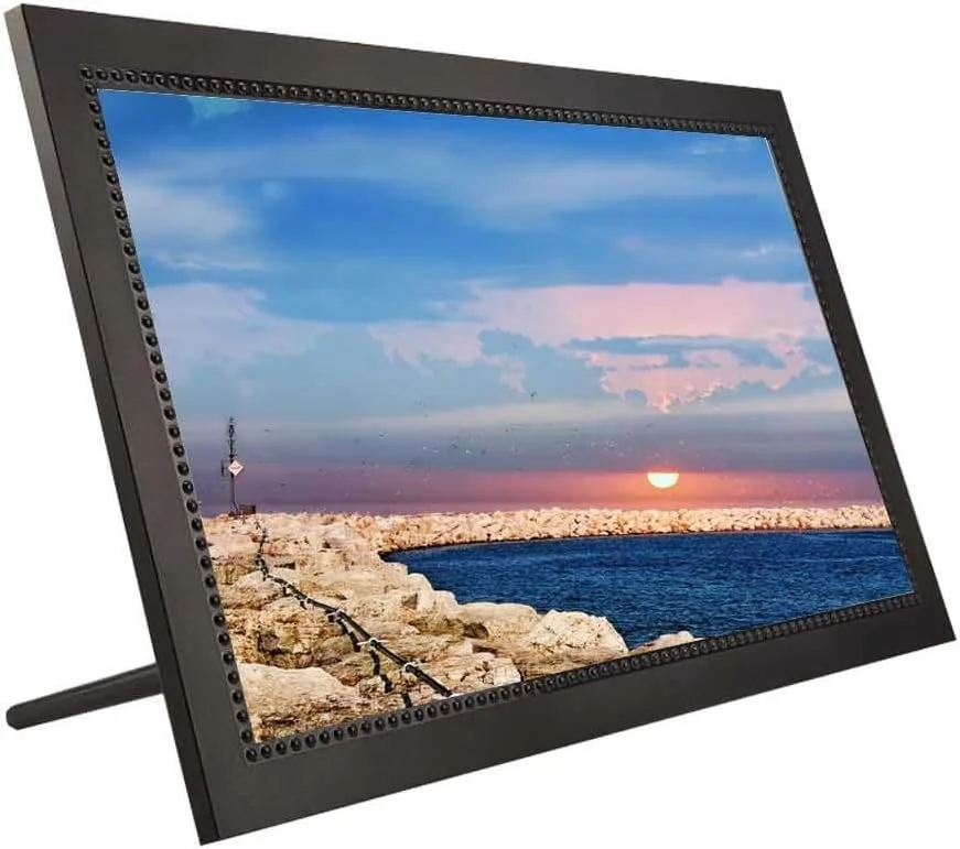 قاب عکس دیجیتال هوشمند وای فای 15.6 اینچی با 16 گیگابایت حافظه، ارسال عکس یا ویدیوهای کوتاه از طریق اپلیکیشن از هر کجا، پنل ال سی دی 1280x800