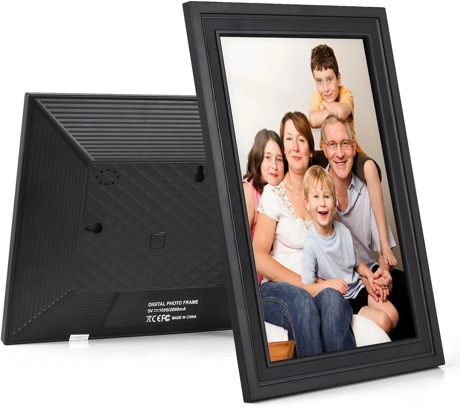 قاب عکس دیجیتال وای فای 10.1 اینچی، صفحه نمایش لمسی TFT، حافظه 16 گیگابایتی، چرخش خودکار، اشتراک گذاری عکس از طریق برنامه، دارای پایه پشتی، مناسب برای دوستان و خانواده