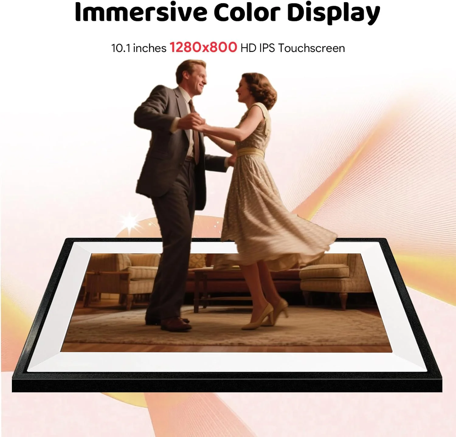 قاب عکس دیجیتال وای فای، حافظه 32 گیگابایتی، چرخش خودکار اسلایدشو، اشتراک فوری عکس و فیلم از طریق برنامه تلفن قاب عکس دیجیتال وای فای، حافظه 32 گیگابایتی، چرخش خودکار اسلایدشو، اشتراک فوری عکس و فیلم از طریق برنامه تلفن