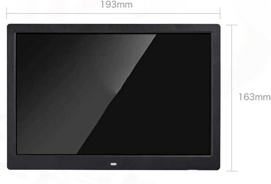 قاب عکس دیجیتال 8 اینچی، آلبوم عکس الکترونیکی، پخش کننده عکس و فیلم خانوادگی، عملکرد کنترل از راه دور، نمایشگر عکس الکترونیکی (مشکی)