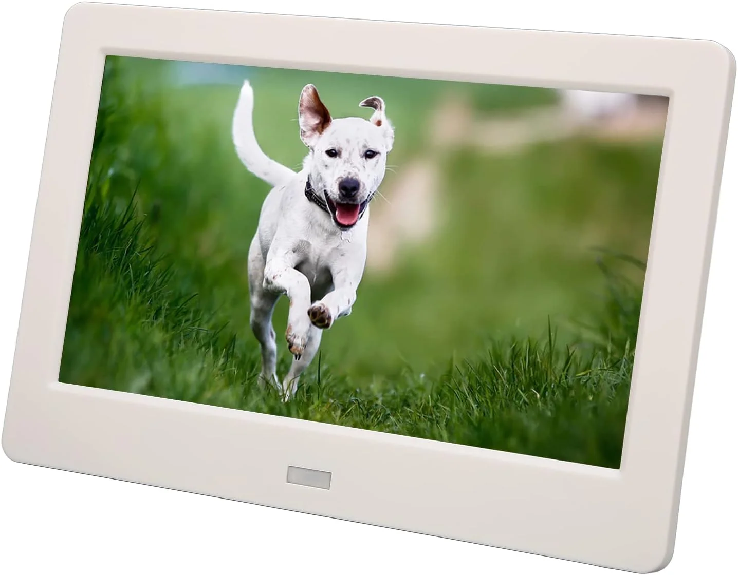 قاب عکس دیجیتال 7 اینچی HD IPS هوشمند، نمایش اسلاید عکس و فیلم با چرخش خودکار، حسگر حرکتی، کنترل از راه دور، قاب عکس الکترونیکی موسیقی برای پدربزرگ و مادربزرگ (#2)