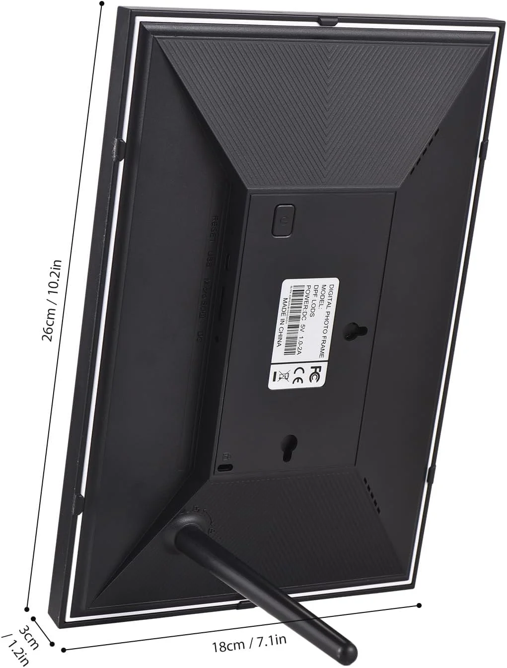 قاب عکس دیجیتال وای فای 10.1 اینچی با صفحه نمایش لمسی TFT 1280 در 800، حافظه 16 گیگابایتی، چرخش خودکار، اشتراک گذاری از طریق اپلیکیشن و پایه پشتی، مناسب برای هدیه قاب عکس دیجیتال وای فای 10.1 اینچی با صفحه نمایش لمسی TFT 1280 در 800، حافظه 16 گیگابایتی، چرخش خودکار، اشتراک گذاری از طریق اپلیکیشن و پایه پشتی، مناسب برای هدیه