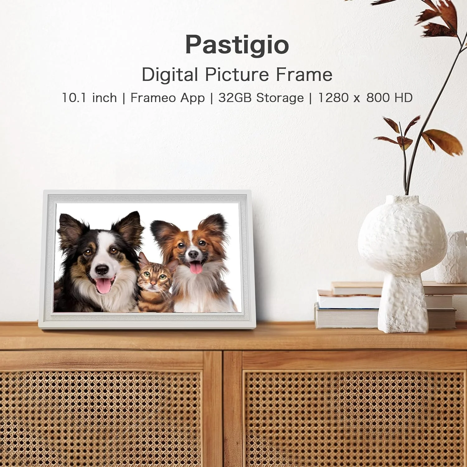 قاب عکس دیجیتال وای فای، قاب عکس دیجیتال Frameo با صفحه نمایش لمسی HD 1280*800 اینچی، حافظه 32 گیگابایتی، چرخش خودکار، اشتراک گذاری فوری عکس ها و فیلم ها، هدیه عروسی، هدیه تولد برای خانم ها، هدیه برای مادر، هدیه برای پدر قاب عکس دیجیتال وای فای، قاب عکس دیجیتال Frameo با صفحه نمایش لمسی HD 1280*800 اینچی، حافظه 32 گیگابایتی، چرخش خودکار، اشتراک گذاری فوری عکس ها و فیلم ها، هدیه عروسی، هدیه تولد برای خانم ها، هدیه برای مادر، هدیه برای پدر