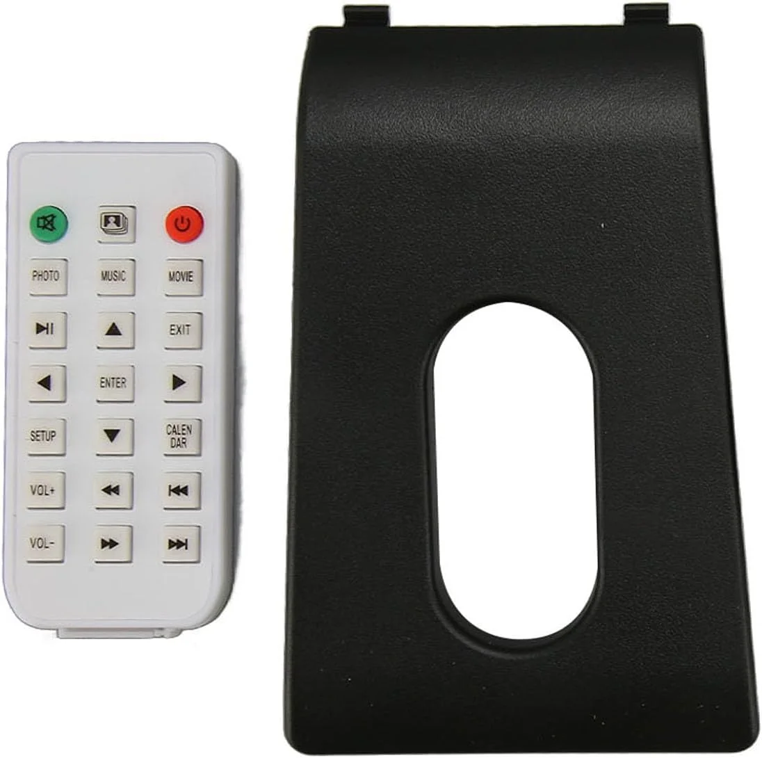 قاب عکس دیجیتال Denash، قاب عکس هوشمند 17 اینچی 100-240 ولت با پشتیبانی از کارت حافظه برای دفتر (دوشاخه بریتانیا)