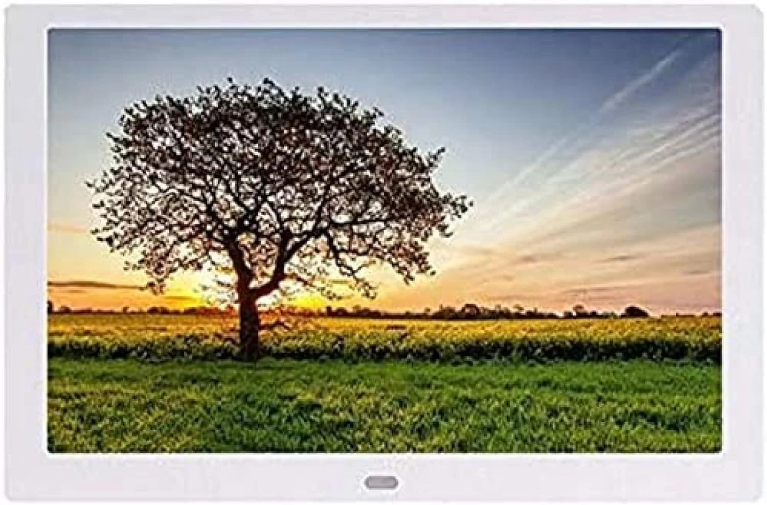قاب عکس دیجیتال 10.1 اینچی با کیفیت بالا، آلبوم عکس الکترونیکی، دستگاه نمایش قاب عکس دیجیتال، پخش کننده چند رسانه ای، رابط USB، قاب عکس چند منظوره، سفید با کیفیت، 10.1 اینچ، Impr