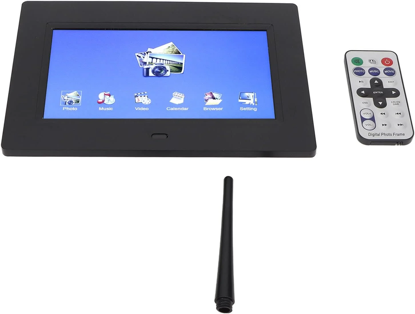 قاب عکس دیجیتال BROLEO، حالت های کنترل دوگانه، چند منظوره با حافظه بزرگ، پشتیبانی از حافظه قابل ارتقا تا 32 گیگابایت، کاربری آسان، رزولوشن 800x480، کنترل از راه دور مناسب برای استفاده در منزل (UK) قاب عکس دیجیتال BROLEO، حالت های کنترل دوگانه، چند منظوره با حافظه بزرگ، پشتیبانی از حافظه قابل ارتقا تا 32 گیگابایت، کاربری آسان، رزولوشن 800x480، کنترل از راه دور مناسب برای استفاده در منزل (UK)