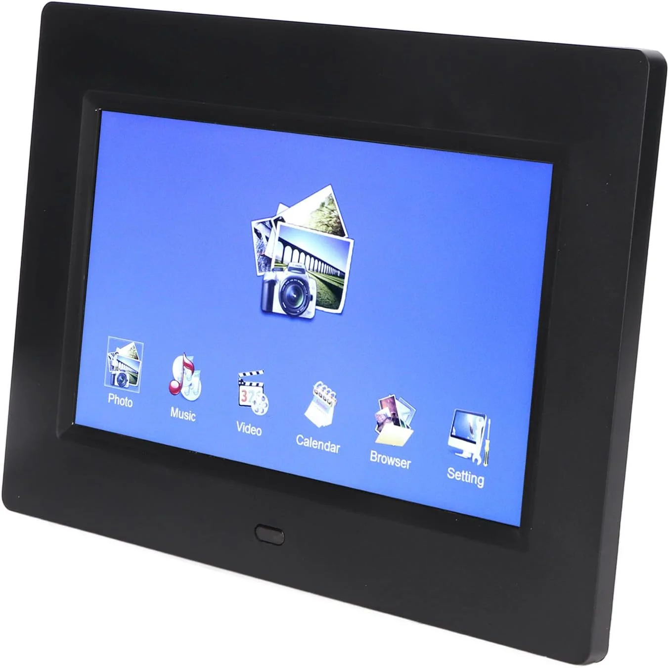 قاب عکس دیجیتال BROLEO، حالت های کنترل دوگانه، چند منظوره با حافظه بزرگ، پشتیبانی از حافظه قابل ارتقا تا 32 گیگابایت، کاربری آسان، رزولوشن 800x480، کنترل از راه دور مناسب برای استفاده در منزل (UK) قاب عکس دیجیتال BROLEO، حالت های کنترل دوگانه، چند منظوره با حافظه بزرگ، پشتیبانی از حافظه قابل ارتقا تا 32 گیگابایت، کاربری آسان، رزولوشن 800x480، کنترل از راه دور مناسب برای استفاده در منزل (UK)