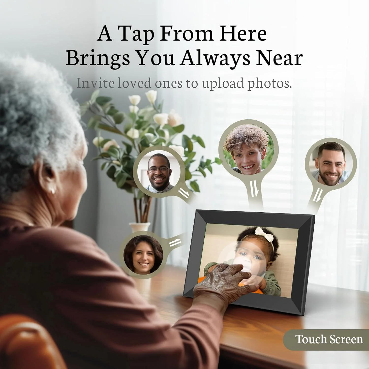 قاب عکس دیجیتال 10.1 اینچی BSIMB، قاب عکس دیجیتال وای فای با صفحه لمسی 1280x800 HD و حافظه 32 گیگابایتی، چرخش خودکار، قابلیت نصب روی دیوار، اشتراک گذاری عکس از طریق برنامه/ایمیل، هدیه برای خانم ها قاب عکس دیجیتال 10.1 اینچی BSIMB، قاب عکس دیجیتال وای فای با صفحه لمسی 1280x800 HD و حافظه 32 گیگابایتی، چرخش خودکار، قابلیت نصب روی دیوار، اشتراک گذاری عکس از طریق برنامه/ایمیل، هدیه برای خانم ها