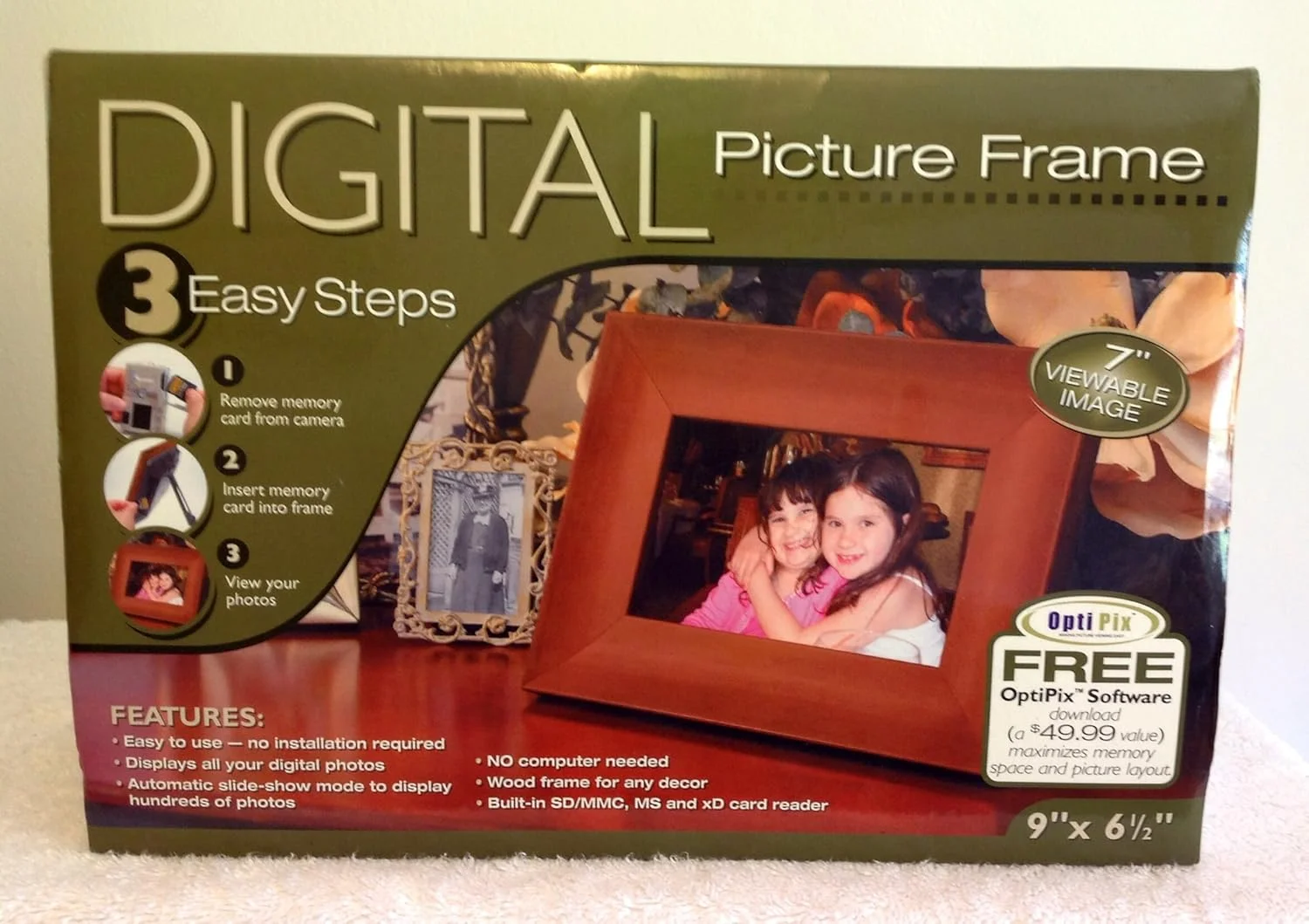 قاب عکس دیجیتال چوبی 7 اینچی Smart Parts SPDPF70EW