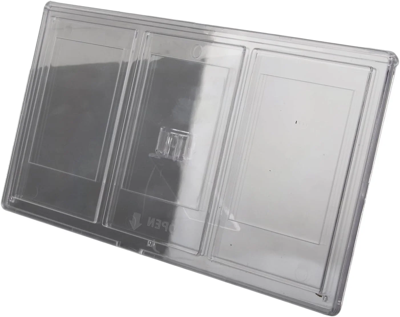 قاب عکس شفاف دیجیتال سوراندی با 3 قسمت برای نمایش عکس در خانه و دفتر کار، قاب عکس عمودی 3 اینچی از جنس PC