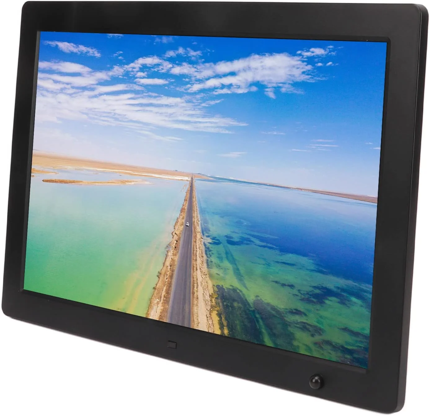 قاب عکس دیجیتال 15 اینچی سوراندی، آلبوم عکس الکترونیکی HD 1080P، پشتیبانی از ویدئو، عکس، موسیقی، ساعت، تقویم