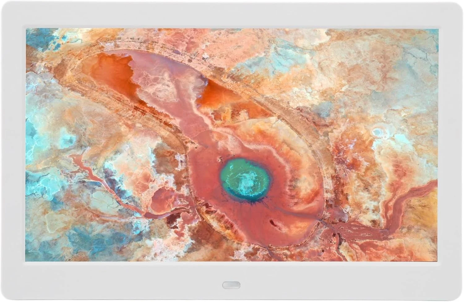 قاب عکس دیجیتال هوشمند 10 اینچی Sorandy، صفحه نمایش HD الکترونیکی، کنترل از راه دور WiFi با بلندگوی با کارایی بالا برای خانه، دفتر، رستوران، اتاق خواب (دوشاخه UK)