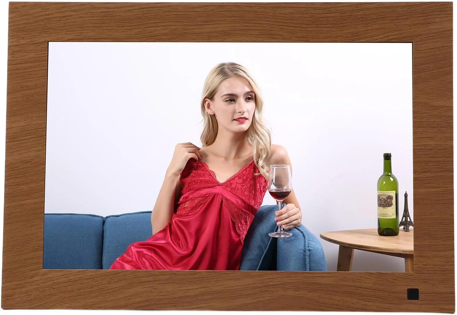 قاب عکس دیجیتال 10.1 اینچی، قاب عکس الکترونیکی WiFi، پشتیبانی تا 128 گیگابایت، صفحه نمایش لمسی 1280x800 HD IPS، چرخش خودکار، نمایش اسلاید برای هدیه (پریز UK)