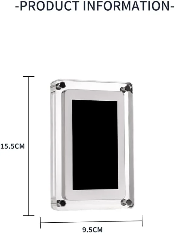 قاب عکس دیجیتال 5 اینچی Red Dot Gift، قاب ویدئویی اکریلیک، حافظه 8 گیگابایتی، باتری داخلی 1000 میلی آمپری، ایده آل برای دکوراسیون منزل و هدایای صمیمانه (5 اینچ / 1000 میلی آمپر) قاب عکس دیجیتال 5 اینچی Red Dot Gift، قاب ویدئویی اکریلیک، حافظه 8 گیگابایتی، باتری داخلی 1000 میلی آمپری، ایده آل برای دکوراسیون منزل و هدایای صمیمانه (5 اینچ / 1000 میلی آمپر)