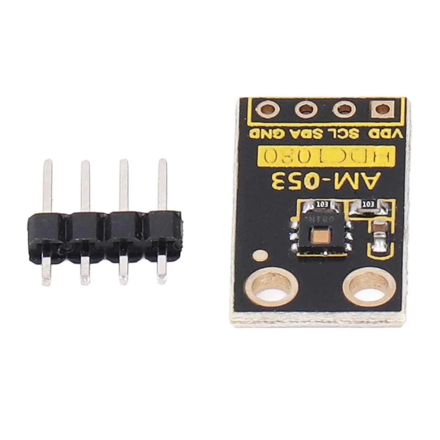 ماژول حسگر دما و رطوبت Bewinner، تراشه HDC1080 با دقت بالا، گذرگاه IIC، محدوده 0 تا 100 درصد، -20℃ تا 85℃، DC 2.7 تا 5.5 ولت، جنس PCB، برای برد توسعه