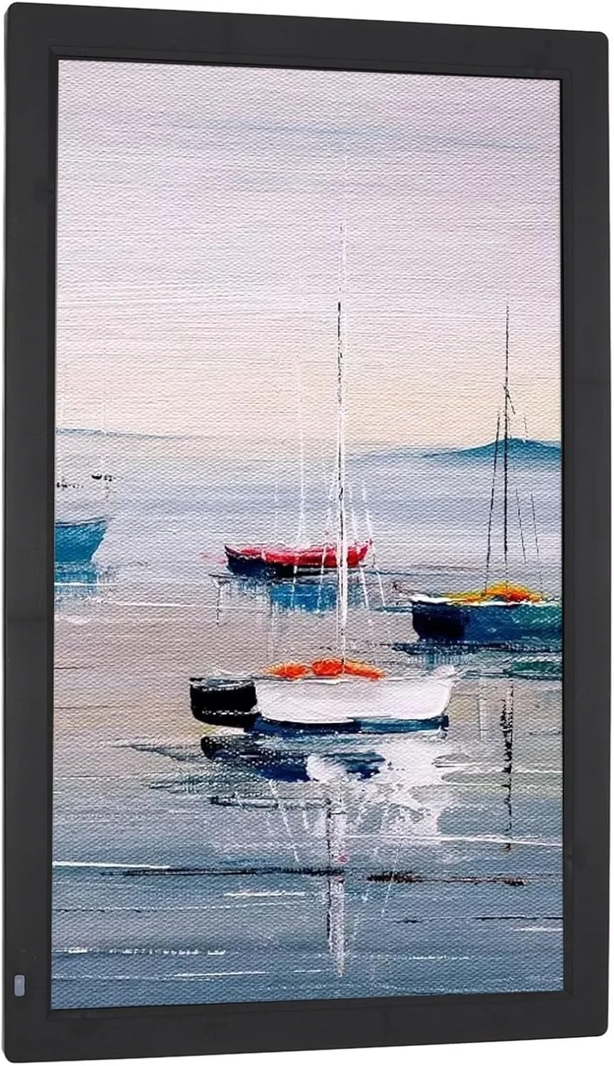 قاب عکس دیجیتال 21.5 اینچی، قاب عکس 32 گیگابایتی FHD با WiFi 2.4G 5G و برنامه Vphoto (دوشاخه GB)