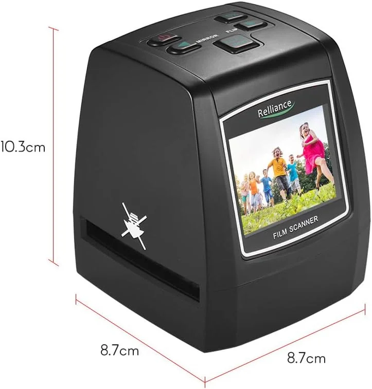 اسکنر فیلم Irovami با رزولوشن بالا 14MP/22MP برای تبدیل فیلم های 35mm، 135mm، 126mm، 110mm و 8mm رنگی و سیاه و سفید به عکس دیجیتال با صفحه نمایش 2.4 اینچی LCD اسکنر فیلم Irovami با رزولوشن بالا 14MP/22MP برای تبدیل فیلم های 35mm، 135mm، 126mm، 110mm و 8mm رنگی و سیاه و سفید به عکس دیجیتال با صفحه نمایش 2.4 اینچی LCD