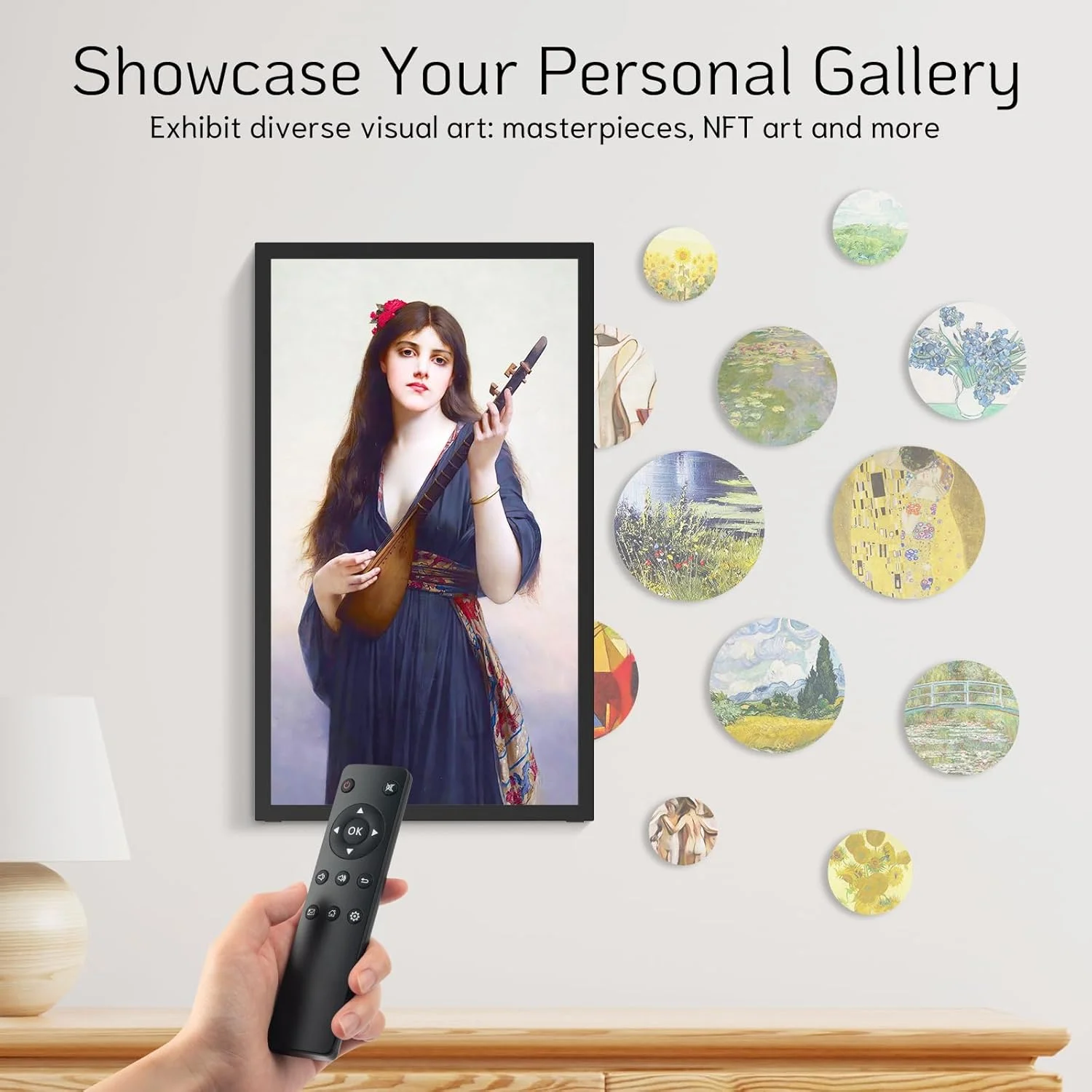 قاب عکس دیجیتال بسیار بزرگ 54 سانتی متری NexFoto با بلندگوهای بلوتوث، قاب عکس دیجیتال IPS FHD 1920x1080 با حسگر نور، اشتراک گذاری آسان عکس از طریق برنامه، قاب قاب عکس دیجیتال بسیار بزرگ 54 سانتی متری NexFoto با بلندگوهای بلوتوث، قاب عکس دیجیتال IPS FHD 1920x1080 با حسگر نور، اشتراک گذاری آسان عکس از طریق برنامه، قاب