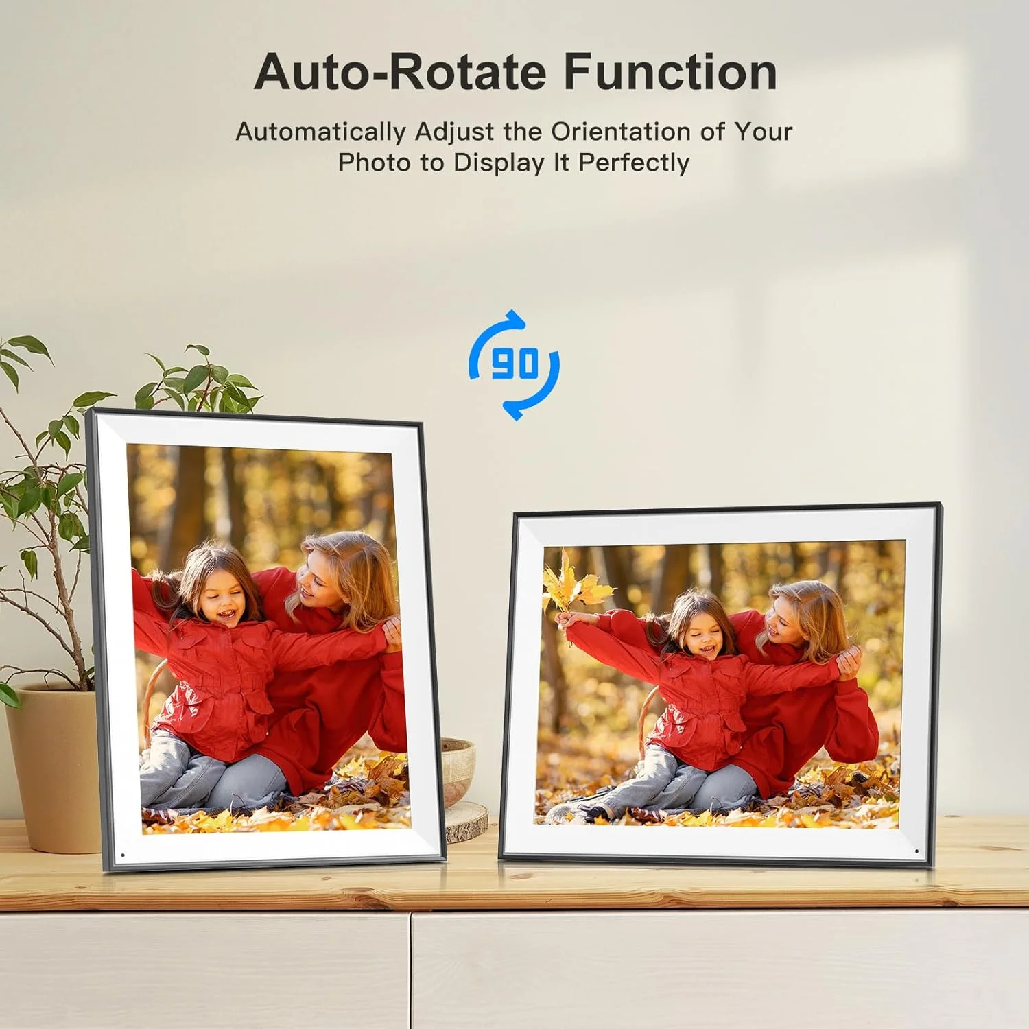 قاب عکس دیجیتال بزرگ 17 اینچی - قاب دیجیتال دوگانه وای فای 32 گیگابایتی، چرخش خودکار، عملکردهای کامل، قابلیت نصب روی دیوار، فضای ذخیره سازی ابری نامحدود، اشتراک گذاری فوری عکس ها و فیلم ها قاب عکس دیجیتال بزرگ 17 اینچی - قاب دیجیتال دوگانه وای فای 32 گیگابایتی، چرخش خودکار، عملکردهای کامل، قابلیت نصب روی دیوار، فضای ذخیره سازی ابری نامحدود، اشتراک گذاری فوری عکس ها و فیلم ها