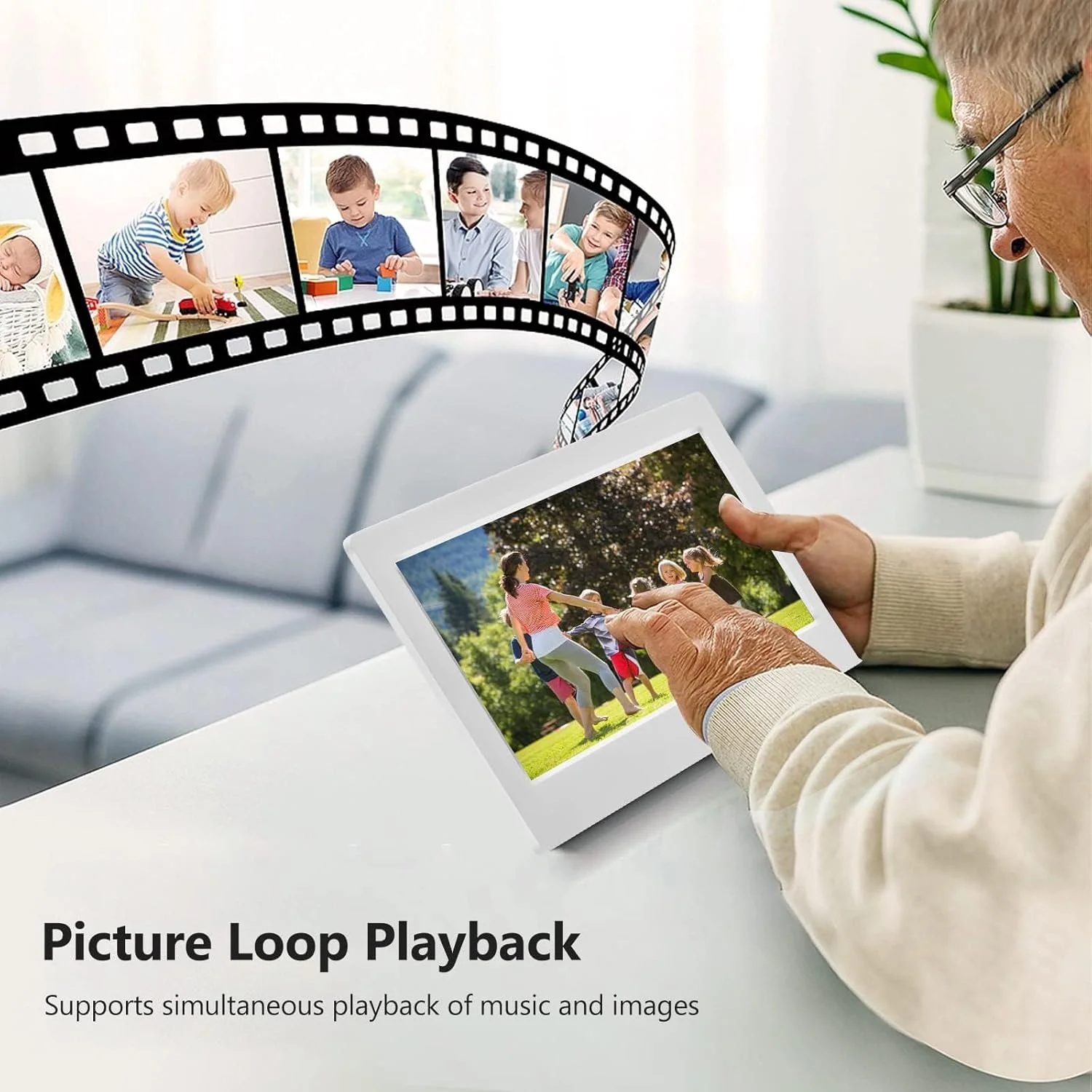 ساعت زنگ دار دیجیتال NALACAL، قاب عکس دیجیتال، زنگ های سفارشی با تقویم، صفحه نمایش بزرگ 7 اینچی HD، ساعت تاریخ روز، ساعت زنگ دار با قاب عکس دیجیتال HD ساعت زنگ دار دیجیتال NALACAL، قاب عکس دیجیتال، زنگ های سفارشی با تقویم، صفحه نمایش بزرگ 7 اینچی HD، ساعت تاریخ روز، ساعت زنگ دار با قاب عکس دیجیتال HD