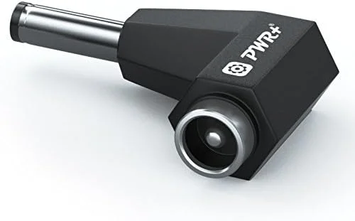 تبدیل کننده اتصال برق 90 درجه با زاویه راست 5.5x2.5 میلی متر برای لپ تاپ پاناسونیک تافبوک، کیبورد یاماها، هارد دیسک، مانیتور ام اس آی اپتیکس، گیت وی، ایمشینز، فوجیتسو، توشیبا، مینی پی سی