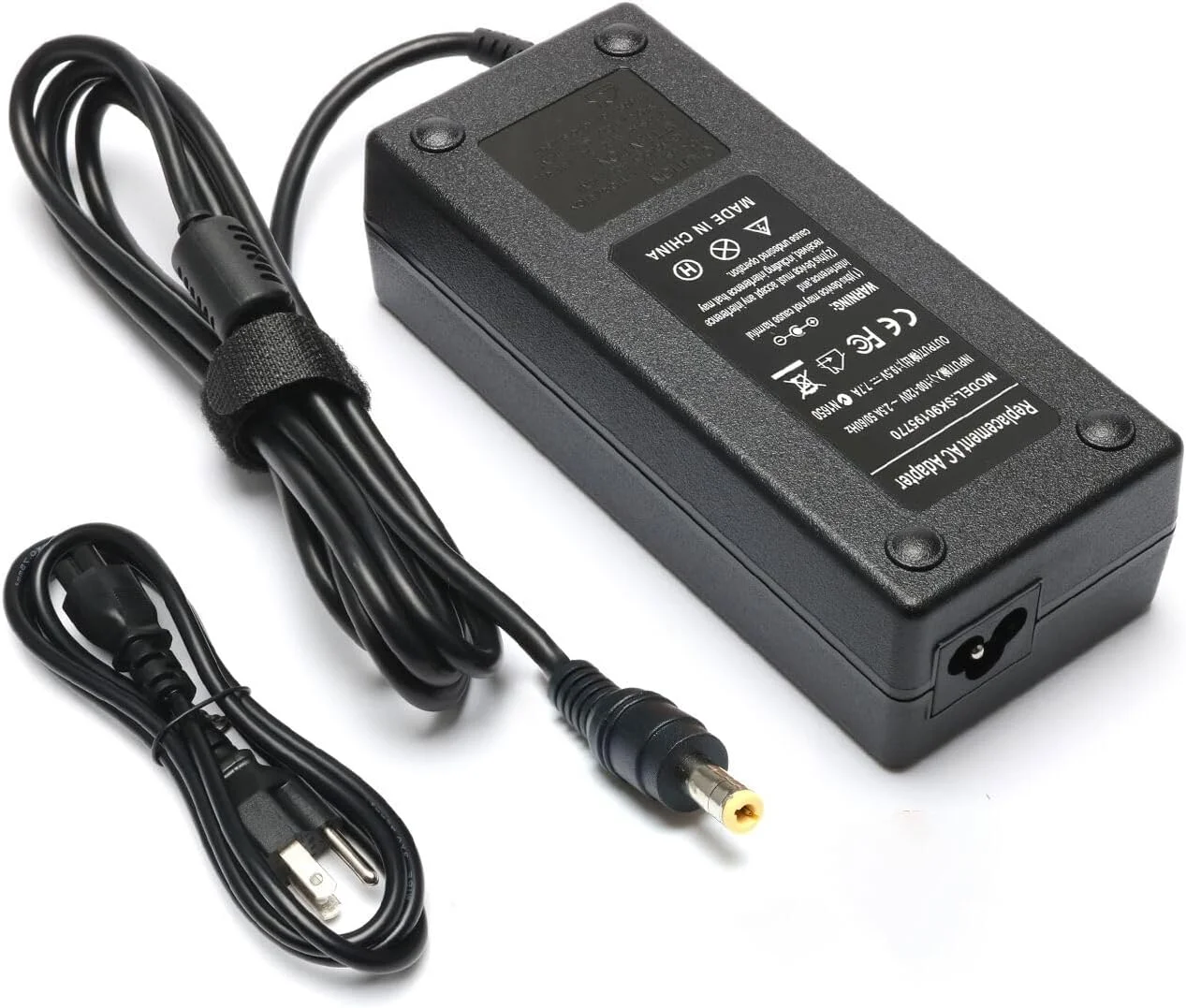 آداپتور AC 150 واتی سازگار با مانیتور ایسوس، کابل برق ایسوس Rog Strix PG279Q PG279 PG279QZ XG27UQ PG259QN TUF; Gaming VG27AQ VG32VQR VG35VQ Vivo AiO V230I V230IC آداپتور برق ADP-90LE B