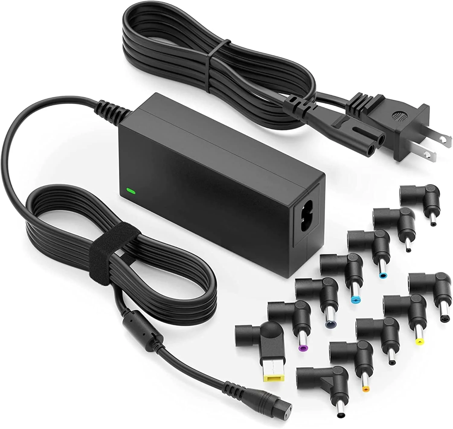 ZOZO Universal Laptop Charger 45W AC Adapter for Dell HP Acer Asus Samsung Sony Toshiba Gateway Fujitsu Delta NEC Chromebooks Ultrabook 18.5V 19V 19.5V 20V Computer Power Cord Supply