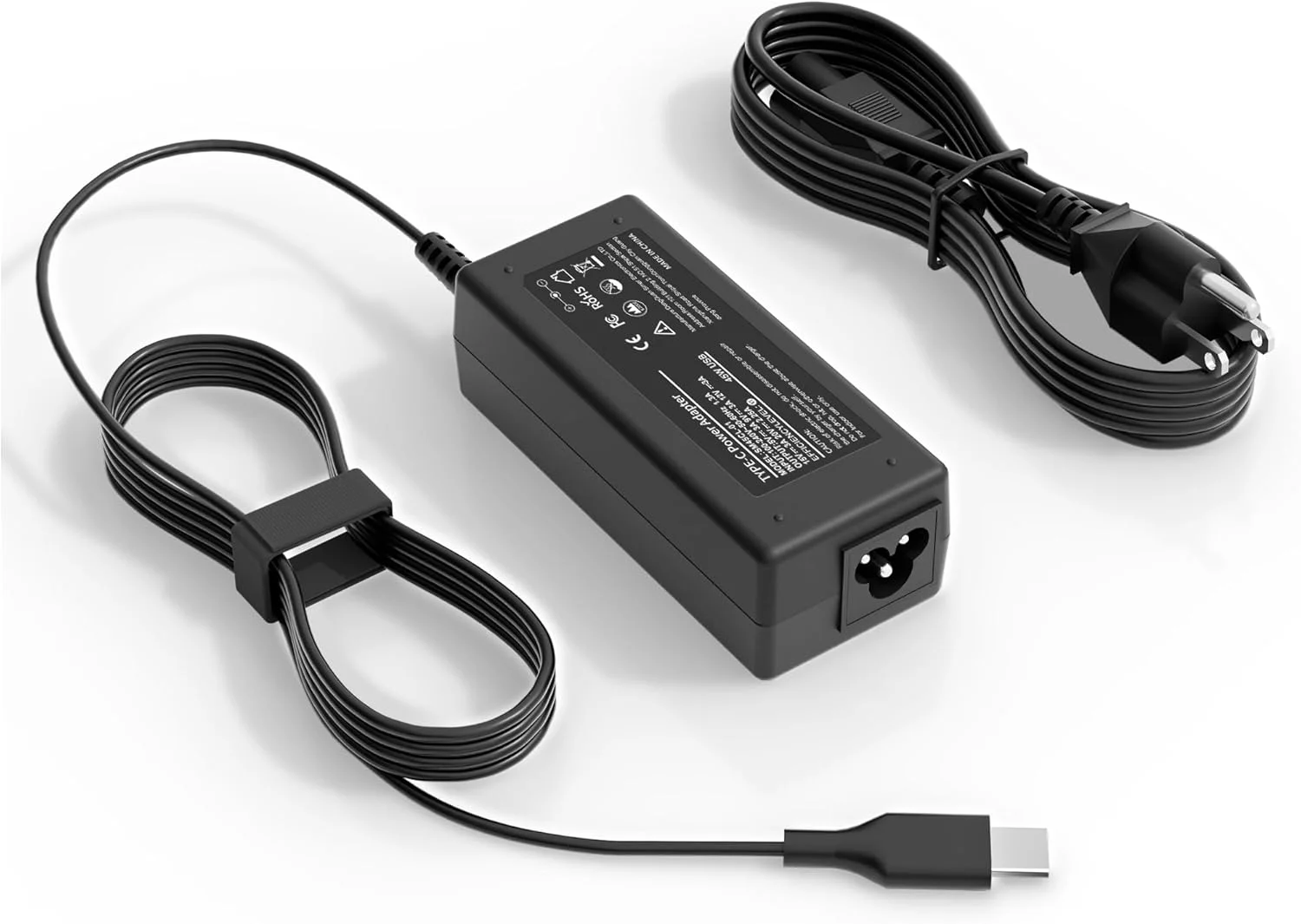 شارژر لپ تاپ 45 واتی USB-C سازگار با Chromebook Spin 11 13 R13 315 CP311 C933 CB5-312T R751T SF713 SP714 N17Q5 N17P6 N16Q14 N18Q1 N15Q13 و تمام لپ تاپ های USB Type C