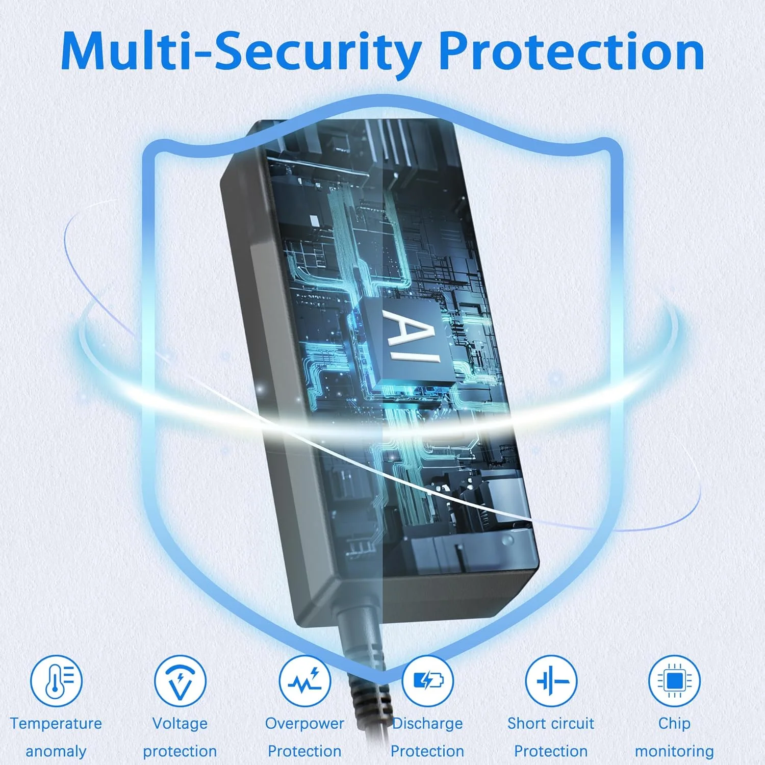 شارژر سازگار با لپ‌تاپ ایسر Chromebook، آداپتور برق سریع 65 وات 45 وات USB C مناسب مدرسه