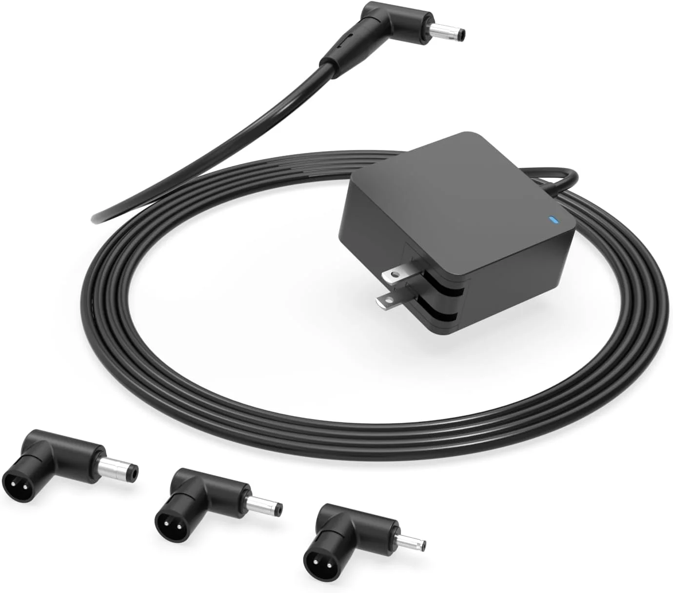 شارژر لپ تاپ مناسب برای کامپیوترهای نوت بوک ایسوس ویووبوک، ذنبوک و کروم بوک [دارای گواهی ایمنی UL] کانکتور گرد 65W/45W/33W