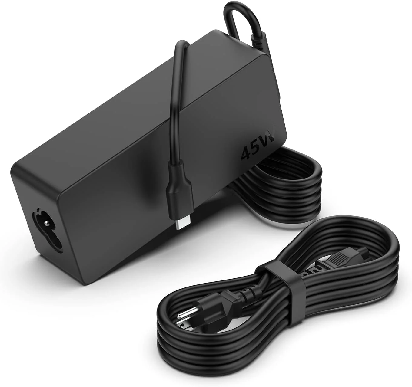 شارژر لپ‌تاپ 45 واتی USB C سازگار با مدل‌های کروم‌بوک USB-C از ASUS Acer HP Lenovo Dell، آداپتور Type C PD برای کروم‌بوک x360 Flip Spin C434 C536 314 315 Duet 3 5i 13 14 15