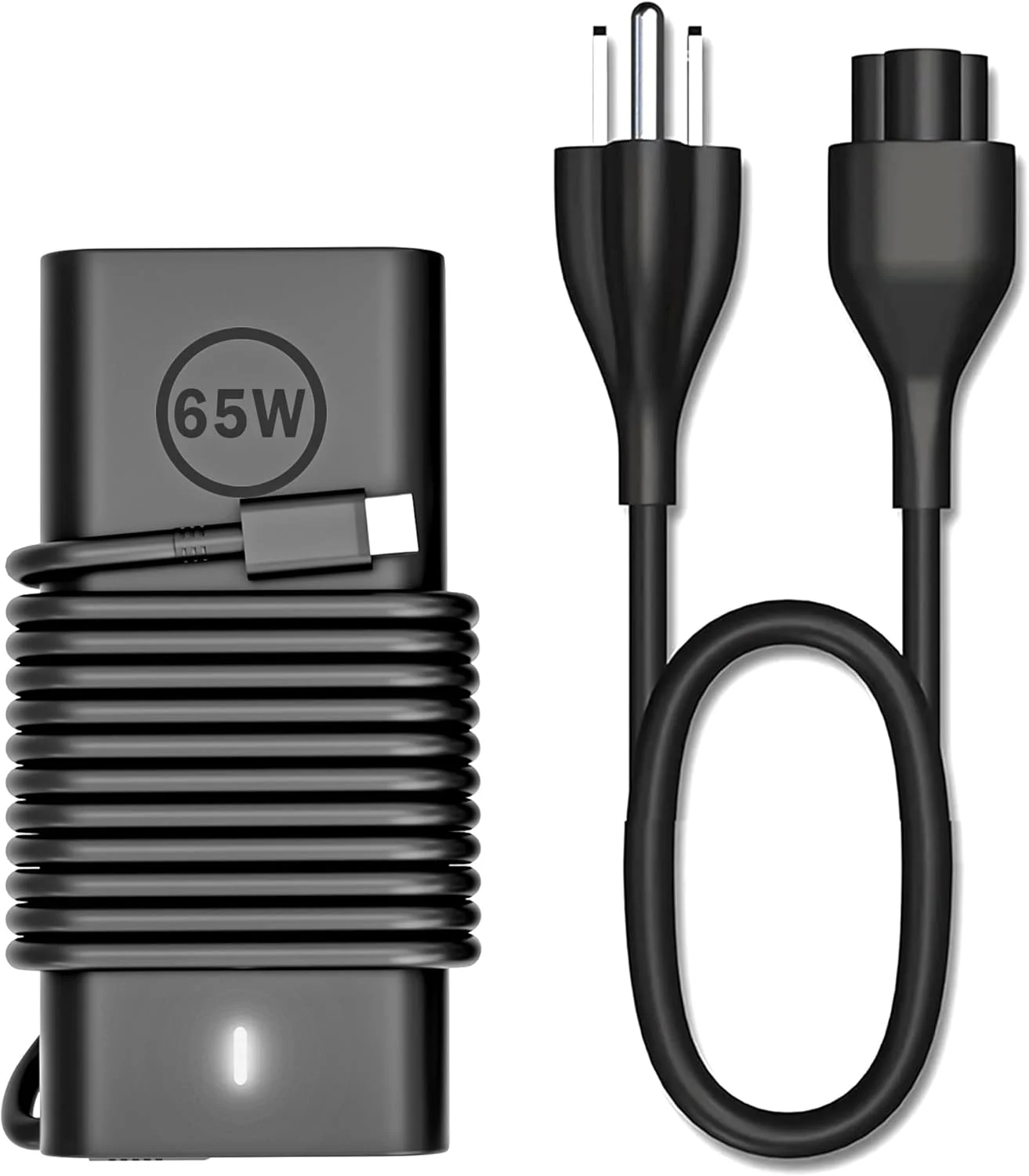 شارژر لپ تاپ 65 واتی USB C سازگار با Dell Latitude 5420 5520 5530 5550 5540 5430 5450 5440 7420 2-in-1 7430 7440 Inspiron 14 2-in-1 Chromebook 3100 XPS 13 60W Type C