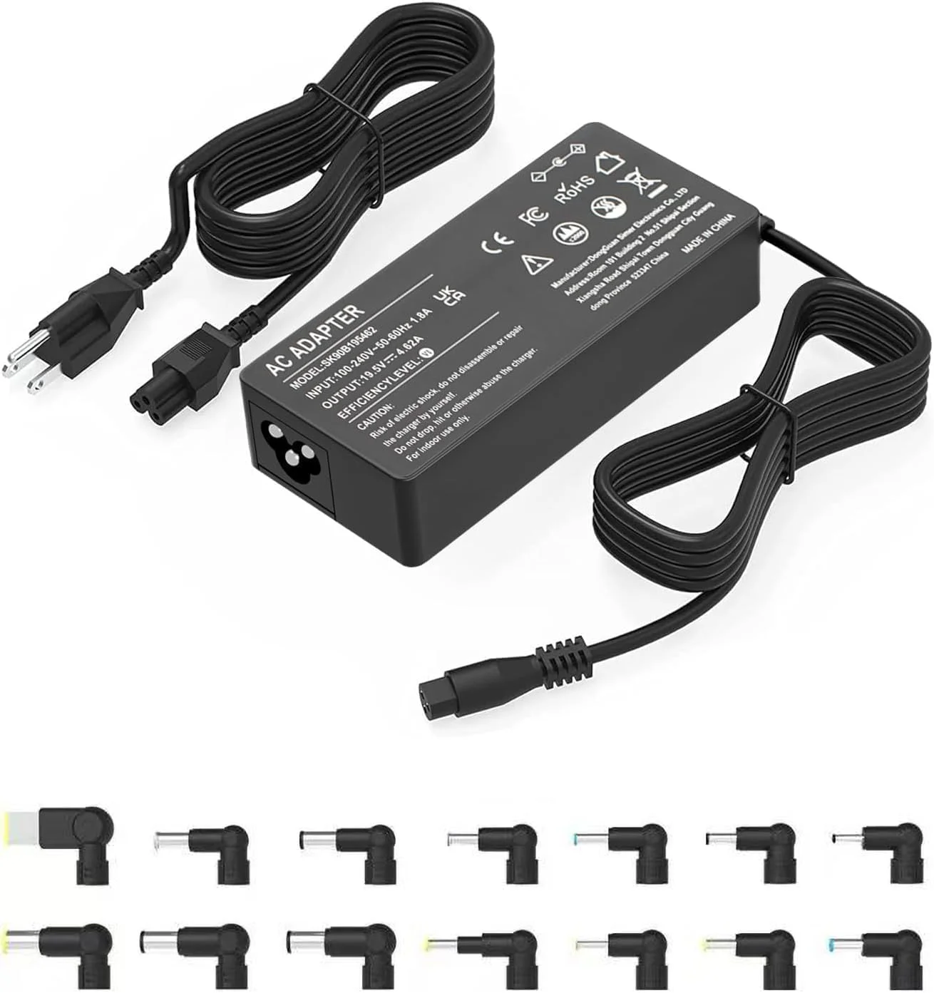 90W Universal AC Adapter Laptop Charger Compatible with HP Dell Acer Asus Lenovo IBM Sony Fujitsu Gateway Notebook Ultrabook Chromebook Power Supply Cord with 16 Connectors 90W Universal AC Adapter Laptop Charger Compatible with HP Dell Acer Asus Lenovo IBM Sony Fujitsu Gateway Notebook Ultrabook Chromebook Power Supply Cord with 16 Connectors