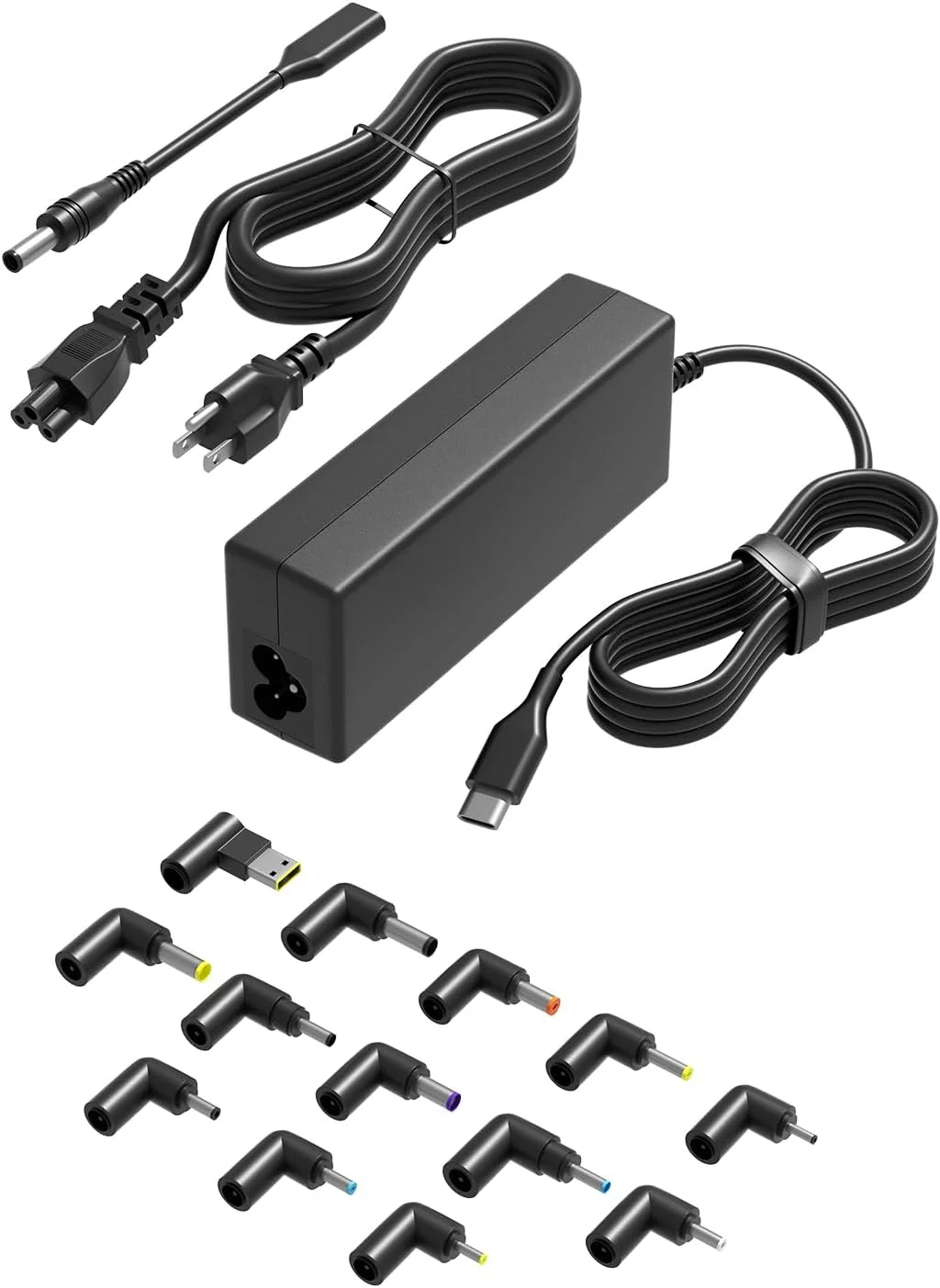 100W USB C Universal Laptop Charger Fit for HP Lenovo Dell Acer Asus Toshiba Geteway Samsung MacBook IBM Fujitsu Sony LG MSI Notebook Ultrabook Chromebook Computer AC Adapter Power Cord 100W USB C Universal Laptop Charger Fit for HP Lenovo Dell Acer Asus Toshiba Geteway Samsung MacBook IBM Fujitsu Sony LG MSI Notebook Ultrabook Chromebook Computer AC Adapter Power Cord