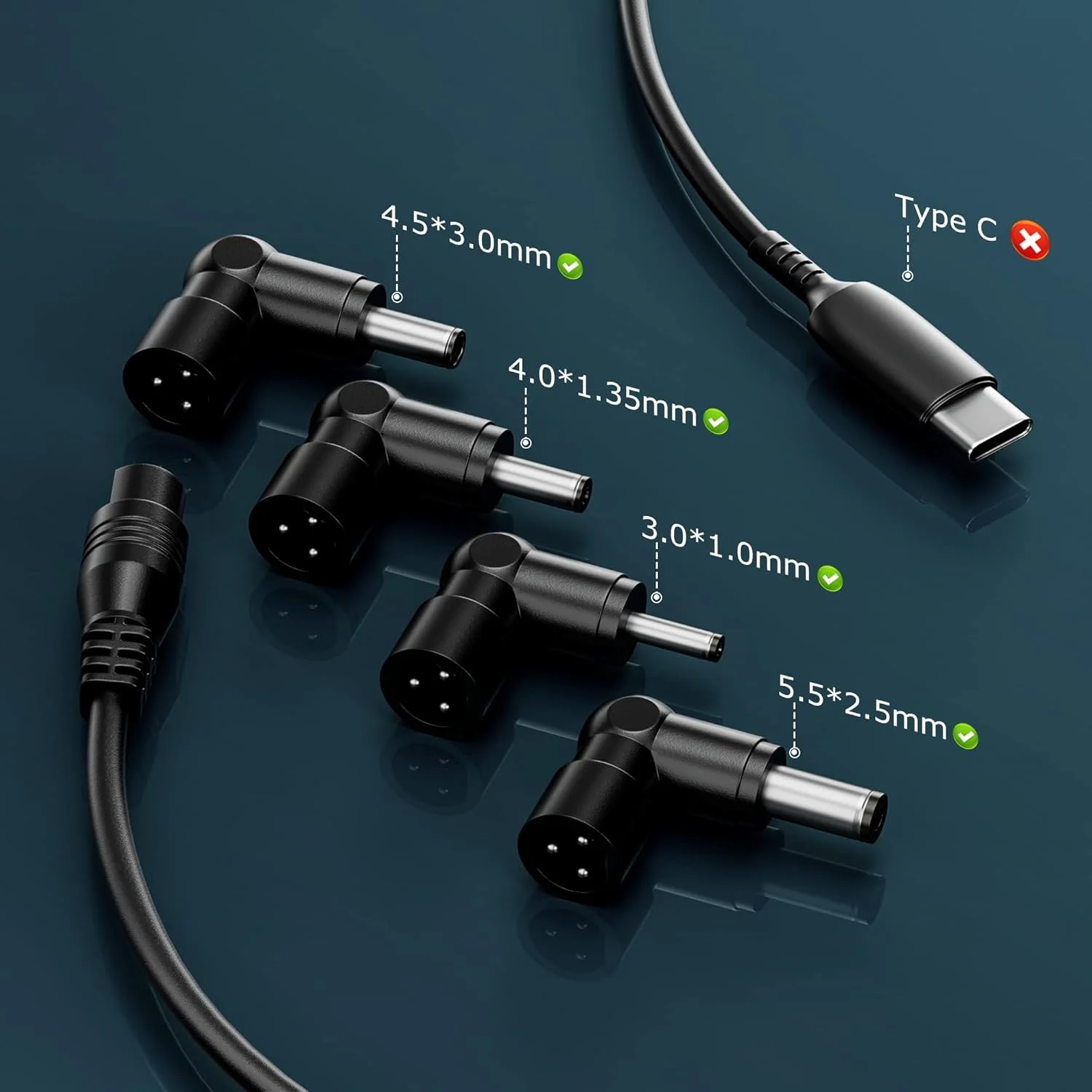 Powseed 65W 45W 33W Universal Laptop Charger Replacement for ASUS VivoBook Zenbook Chromebook 19V 3.42A 2.37A Computer Power Cord Supply AC Adapter