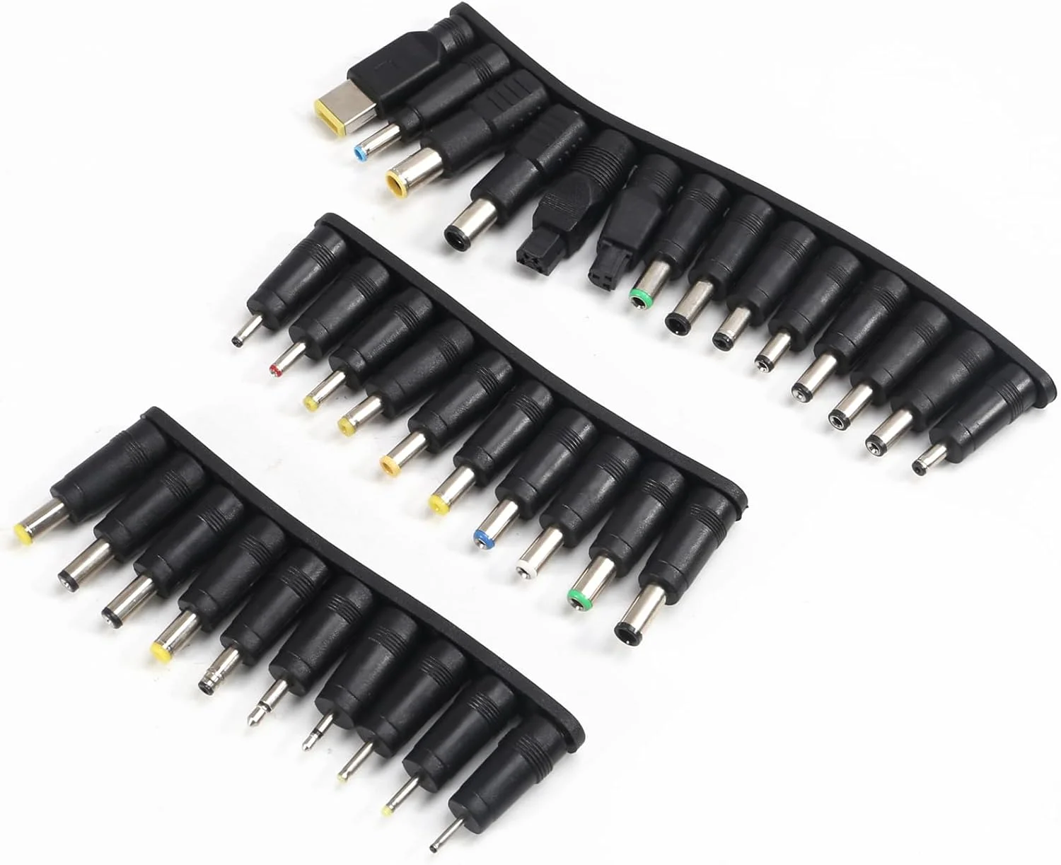 34 عدد کانکتور یونیورسال DC AC آداپتور برق، سری سوکت های برق سازگار با شارژر لپ تاپ لنوو Thinkpad، مجموعه پلاگین تبدیل 34 عدد کانکتور یونیورسال DC AC آداپتور برق، سری سوکت های برق سازگار با شارژر لپ تاپ لنوو Thinkpad، مجموعه پلاگین تبدیل