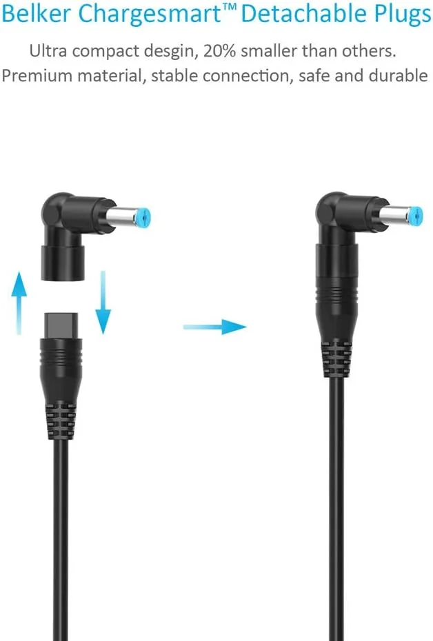 آداپتور AC یونیورسال 90 واتی جایگزین شارژر لپ تاپ برای دل، اچ پی، ایسر، ایسوس، لنوو، آی بی ام، توشیبا، سامسونگ، سونی، فوجیتسو، نوت بوک، اولترابوک، کروم بوک، منبع تغذیه