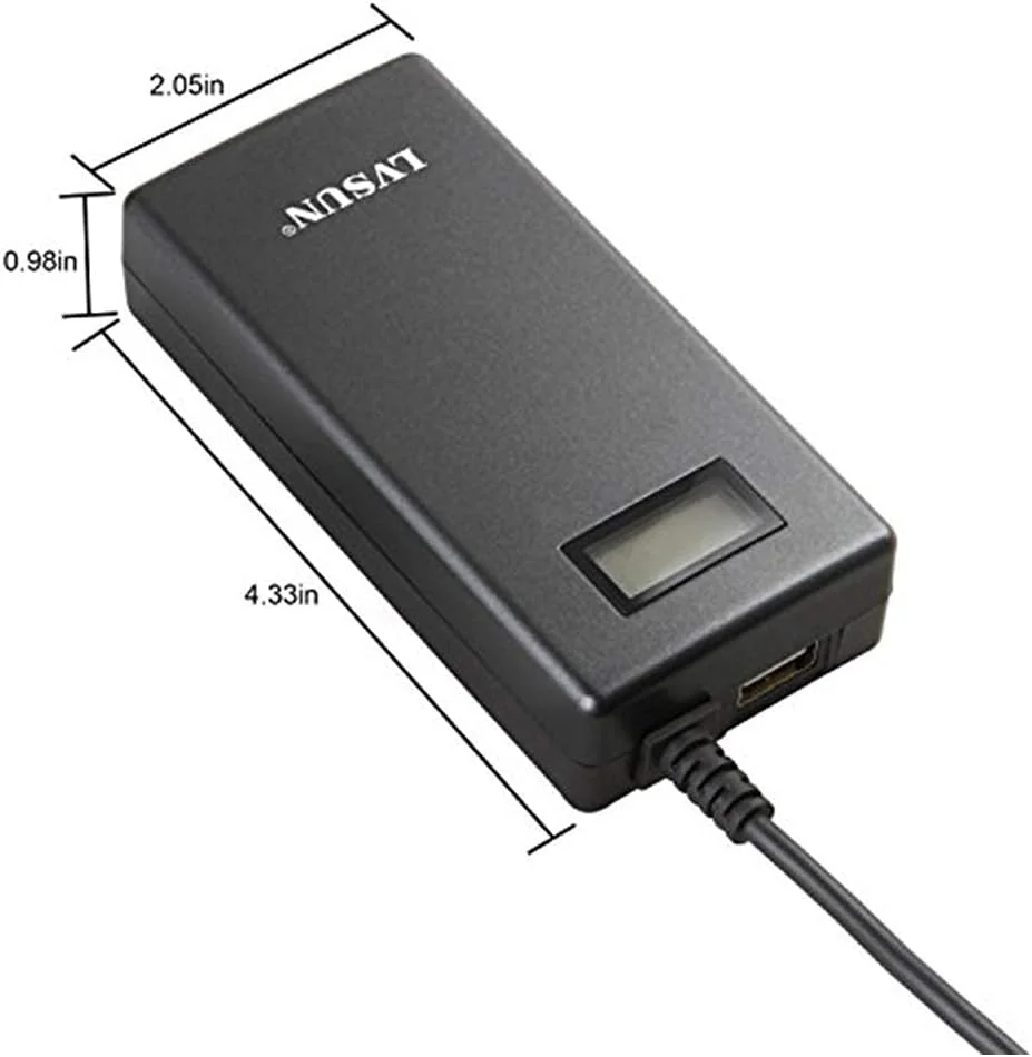 Slim Universal Laptop Charger 70W Replacement AC Adapter with Multi Connectors for HP BM Lenovo Thinkpad Dell Acer Delta Gateway Liteon Samsung Notebooks and More with 5V 2.1A USB Port, Grey Slim Universal Laptop Charger 70W Replacement AC Adapter with Multi Connectors for HP BM Lenovo Thinkpad Dell Acer Delta Gateway Liteon Samsung Notebooks and More with 5V 2.1A USB Port, Grey