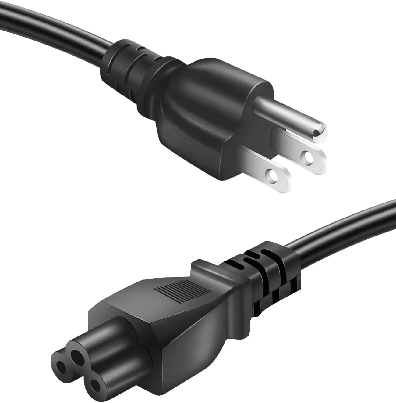 کابل برق لپ تاپ 3 پین 1.8 متری برای دل، آی بی ام، اچ پی، ایسوس، سونی، لنوو، کامپک، توشیبا، ایسر، گیت وی، کابل شارژر کامپیوتر نوت بوک، 18AWG IEC-60320 IEC320 C5 به NEMA 5-15P