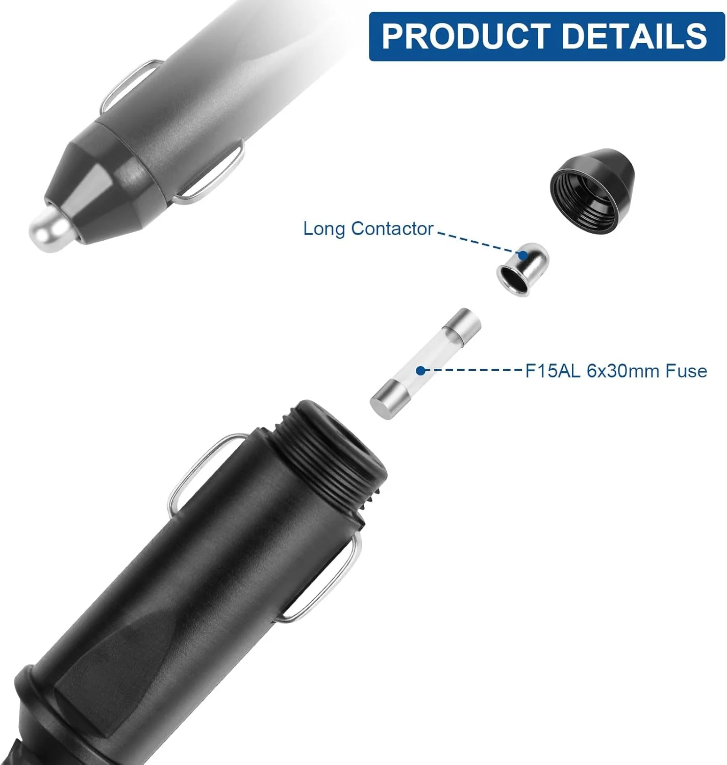 شارژر آداپتور خودرو TREE.NB 65W 61W 45W USB C PD DC برای Dell XPS 13 12 Lenovo HP Spectre 1013 G3 ASUS ZenBook Acer Samsung Type C