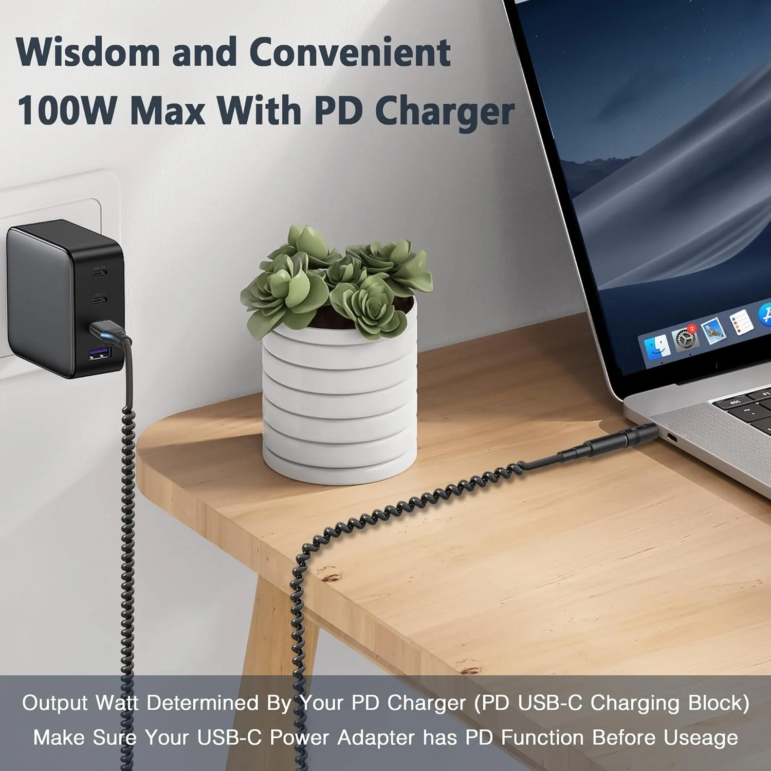 آداپتور USB-C به DC، کابل برق PD 100 واتی منبع تغذیه شارژر جهانی (1.8 متر) و جک استوانه ای گرد 5.5x2.1 میلی متری برای دستگاه های DVR، پخش کننده های DVD، چاپگر، پروژکتور، کامپیوتر یا کانکتور شارژ Dell، HP، Acer، Toshiba و غیره آداپتور USB-C به DC، کابل برق PD 100 واتی منبع تغذیه شارژر جهانی (1.8 متر) و جک استوانه ای گرد 5.5x2.1 میلی متری برای دستگاه های DVR، پخش کننده های DVD، چاپگر، پروژکتور، کامپیوتر یا کانکتور شارژ Dell، HP، Acer، Toshiba و غیره