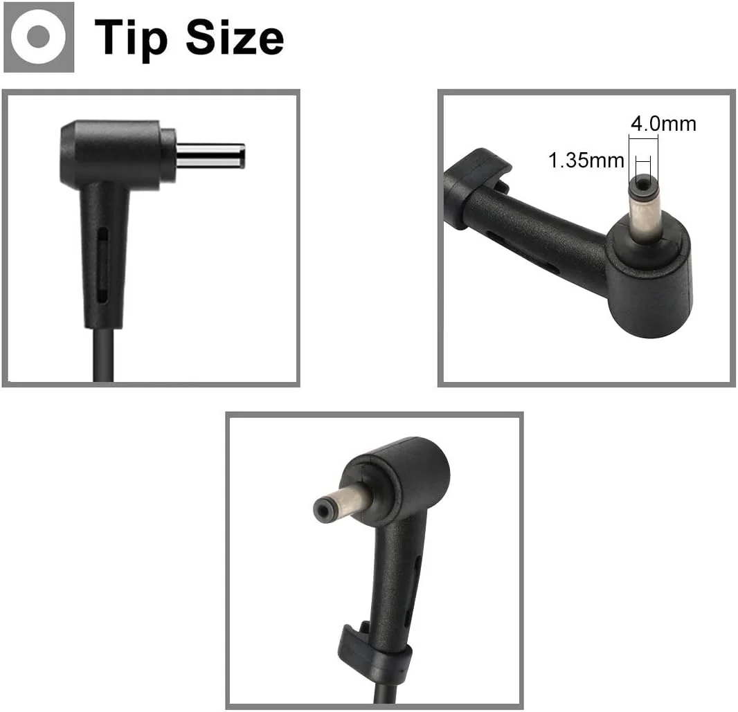 شارژر لپ تاپ 45 واتی، سازگار با ایسوس ویووبوک 14 s15 15 17 X515 X712 X541 X540 X512 F415