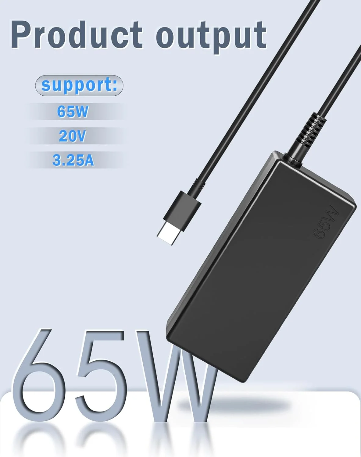 65W 45W USB C Laptop Charger Compatible with Acer Chromebook Hp Dell Lenovo Asus Samsung Type c Fast Power Adapter