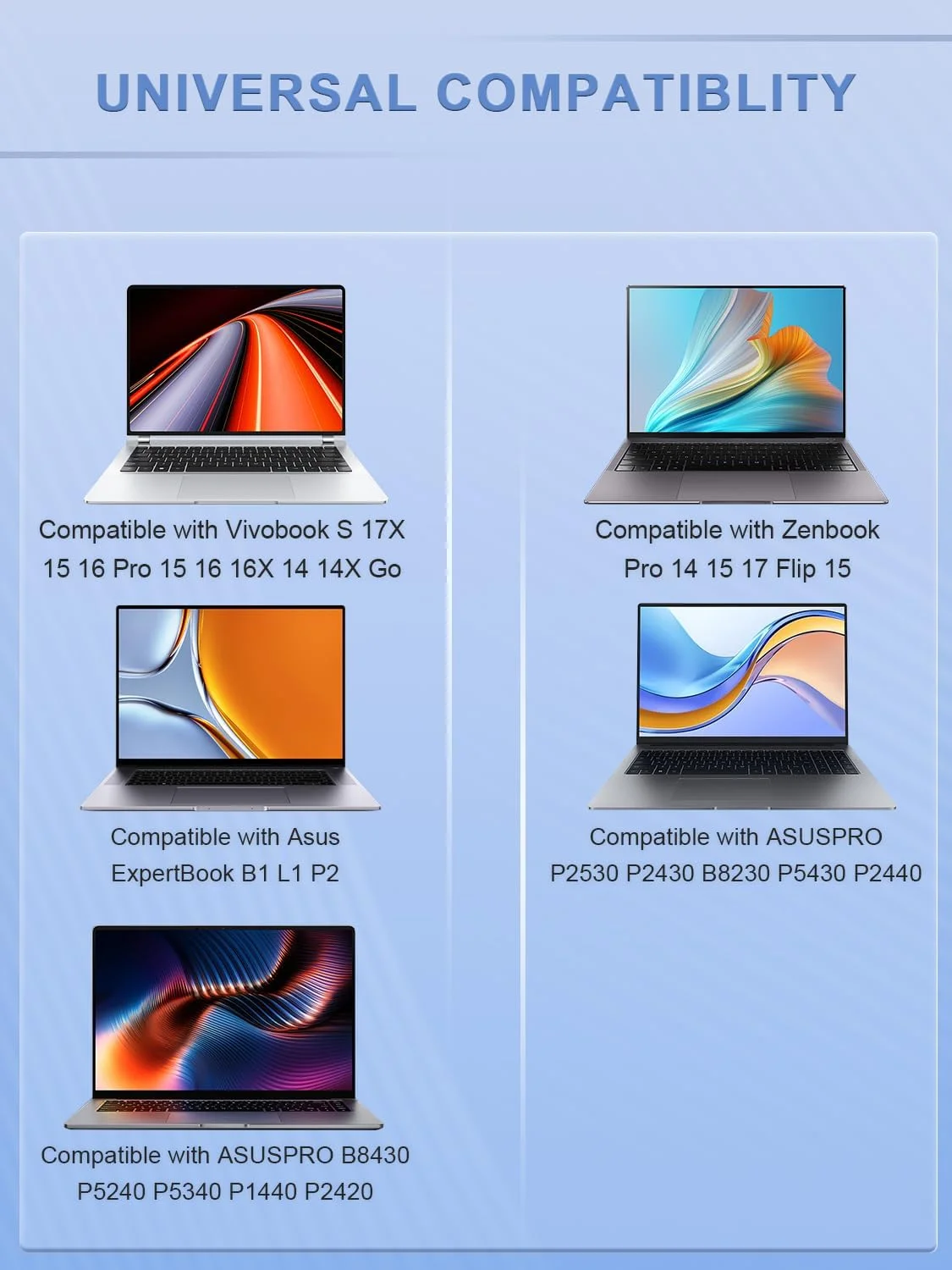 شارژر 150 وات 120 وات با قطر 4.5 میلی‌متر سازگار با لپ‌تاپ‌های Asus Vivobook Pro 15 16 16X 14 14X K6602 M7600 M6400 N7401 K6400 M6500 K6502 K6500 K571 Creator Q540 Zenbook Pro 15 17 Flip UP6502 UM535